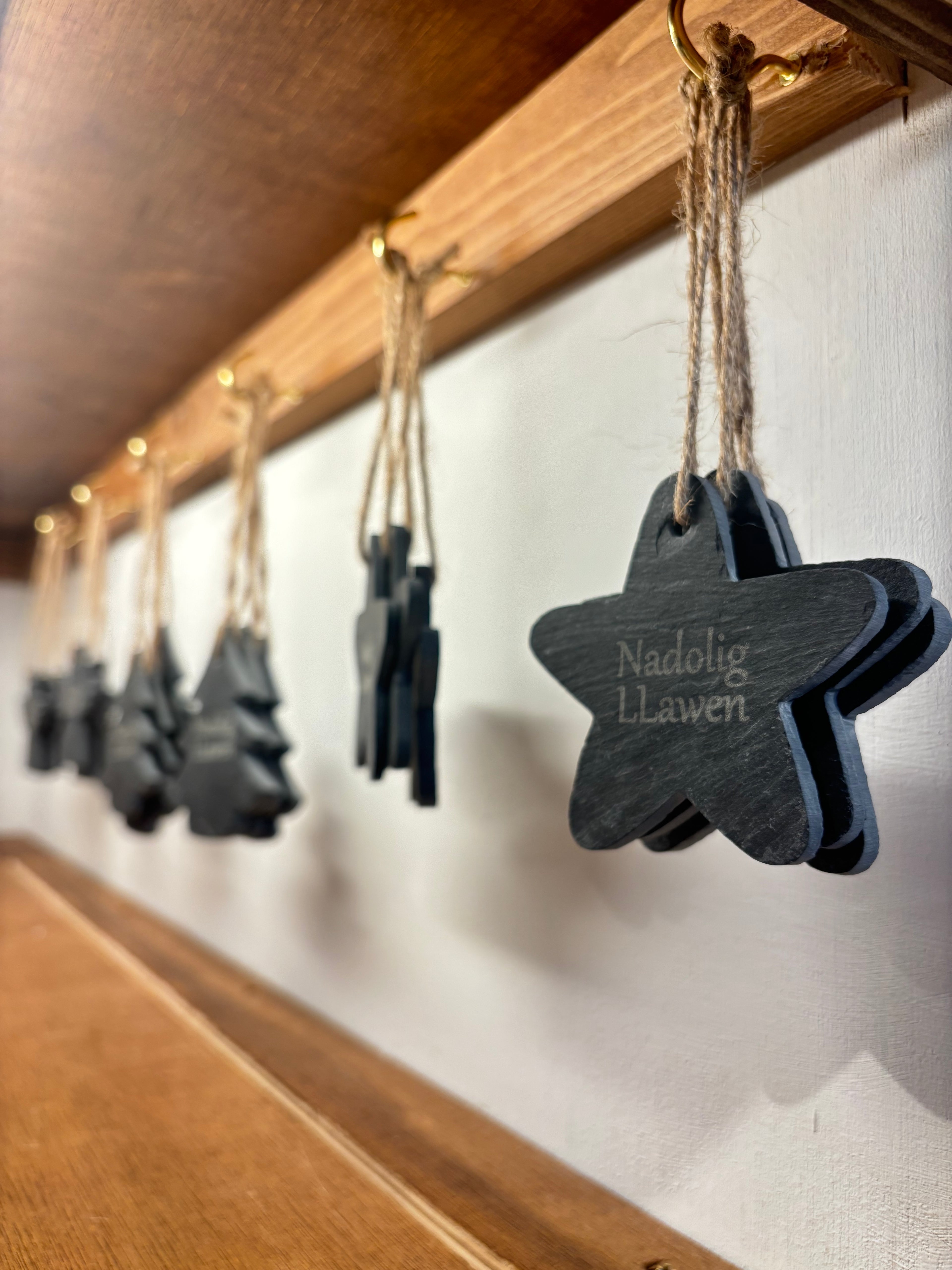 Star Slate Christmas Decoration