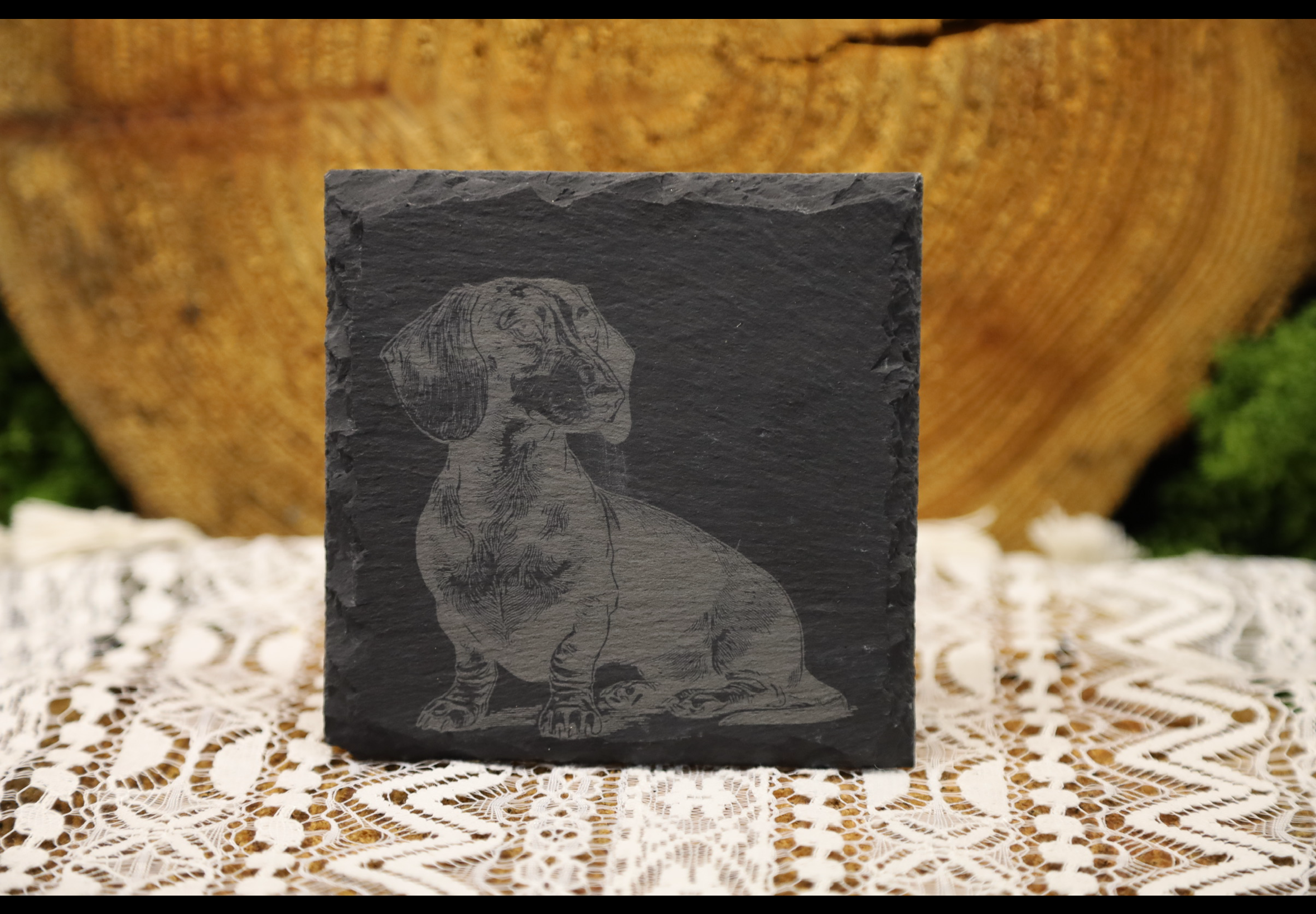 Dachshund Slate Coaster