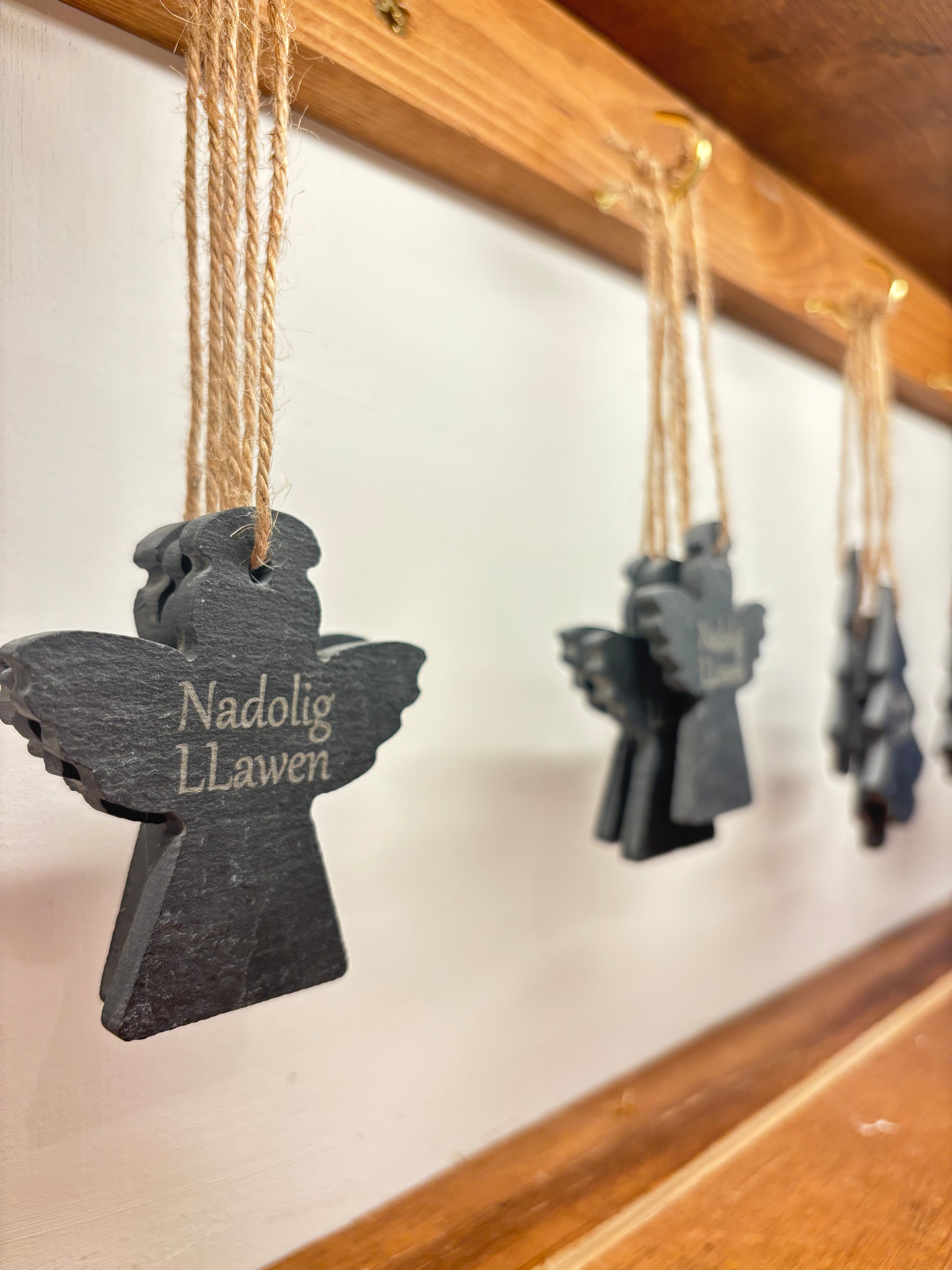 Angel Slate Christmas Decoration