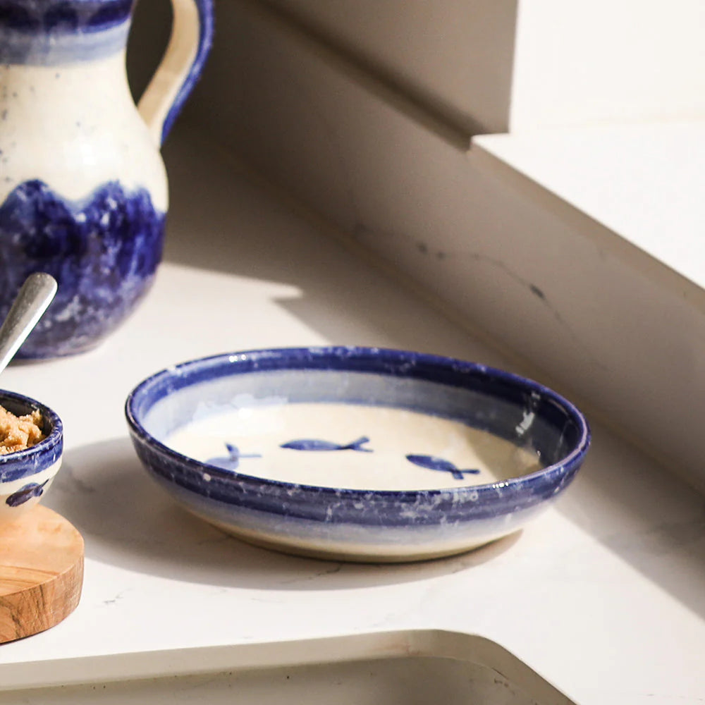 Fish Ceramic Serving Bowl- Medium
