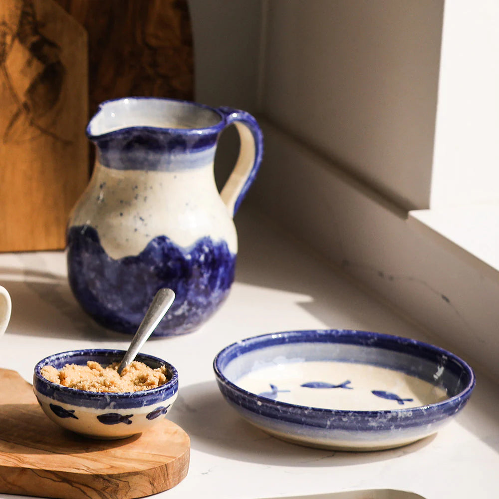 Fish Ceramic Serving Bowl- Medium