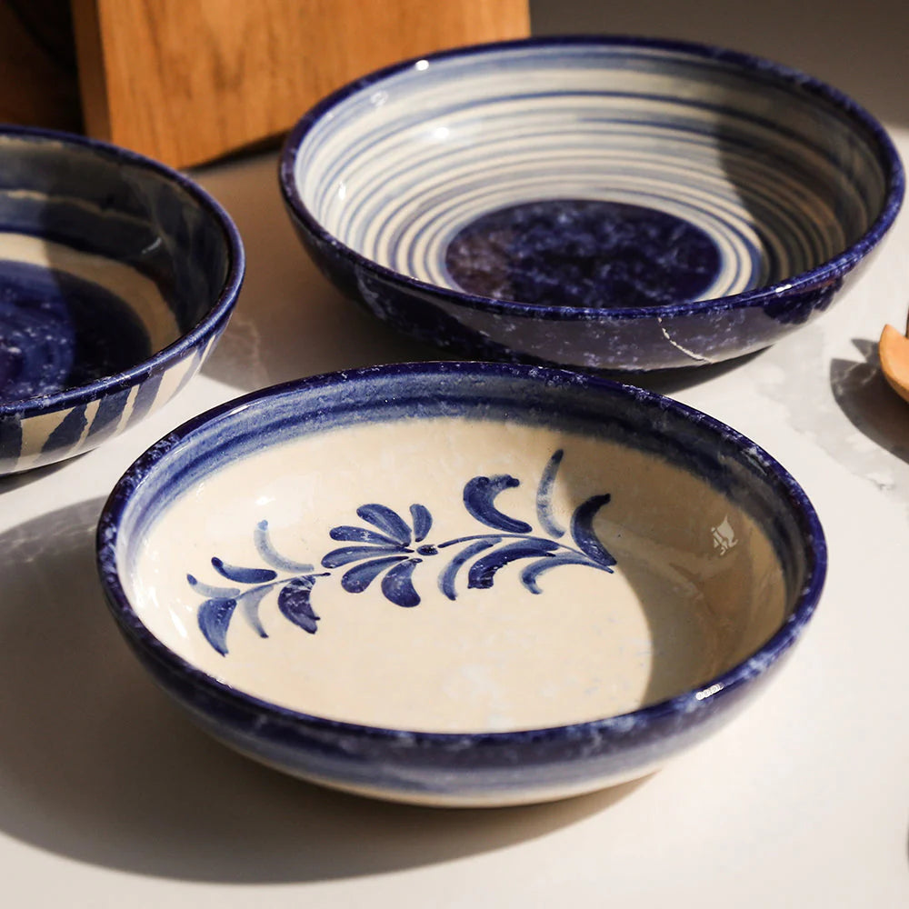 Olive Ceramic Serving Bowl-Medium