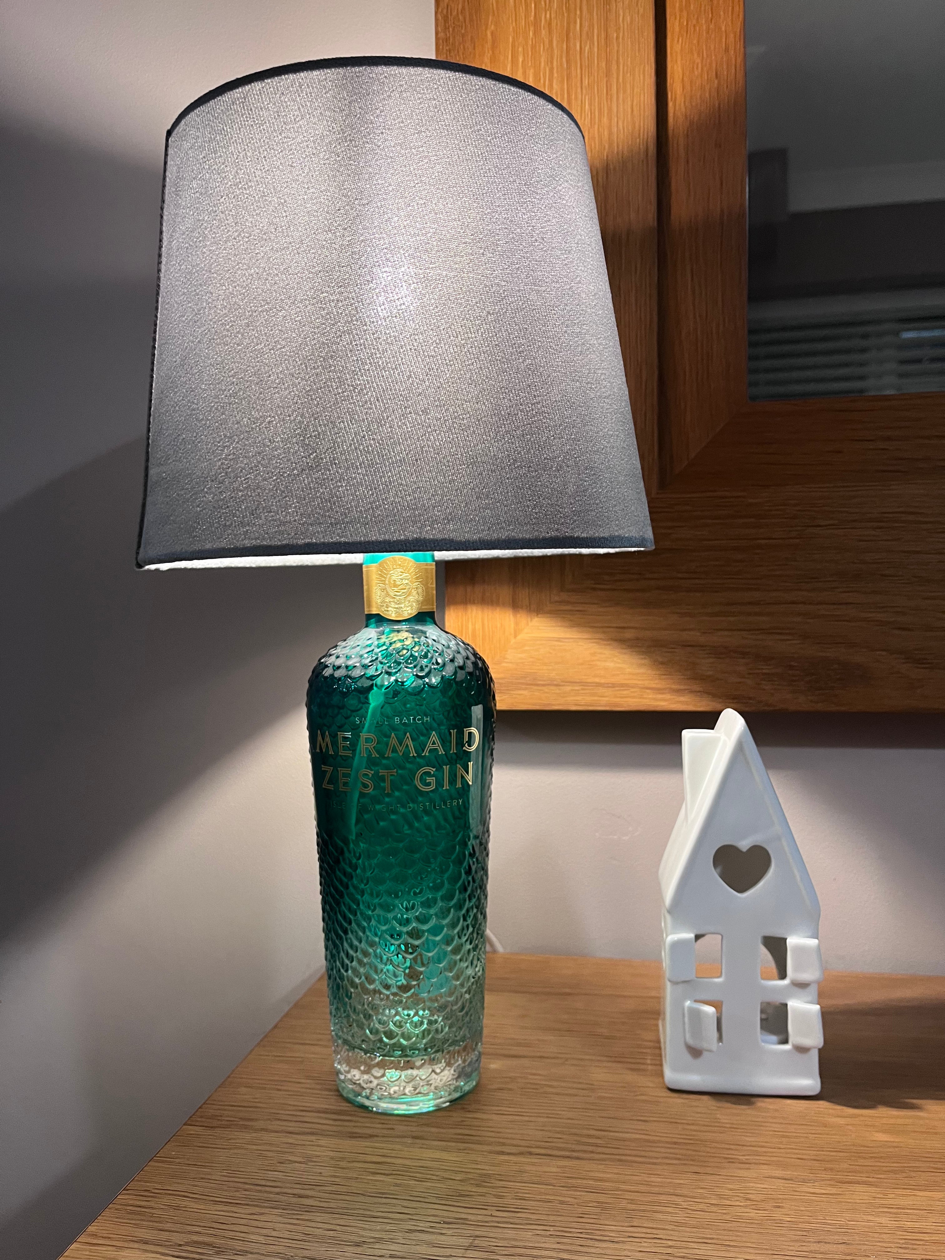 Mermaid Lamp- Green