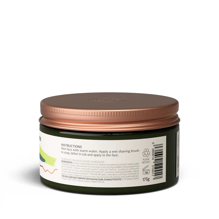 Juniper  lime Shaving Soap 175g